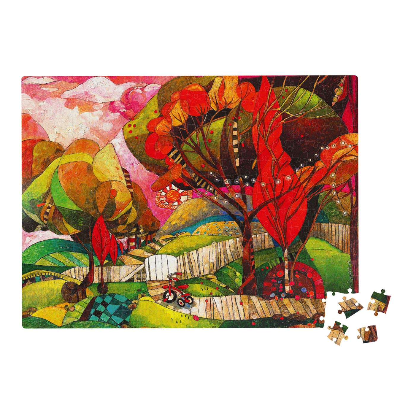 Amazon.com: Big Ben Big Backyard 750 Piece Jigsaw Puzzle : Toys